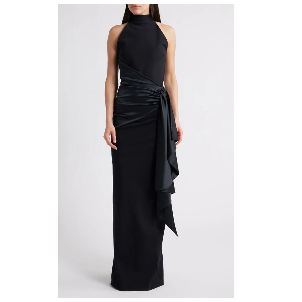 NEW Chiara Boni La Petite Robe Gudairi Column Gown Size US/2, IT/38